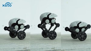 XSTO Zweibeiner-Roboter: Räderbeins bezwingen schwieriges Gelände