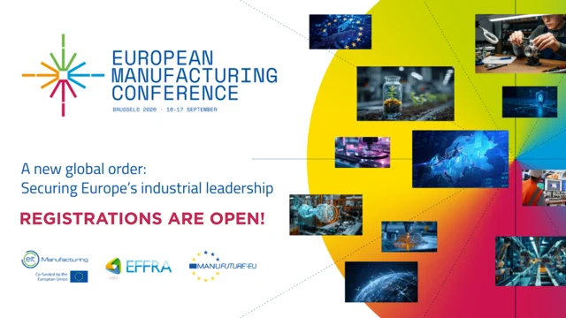 European Manufacturing Conference 2026: Europas Führung sichern