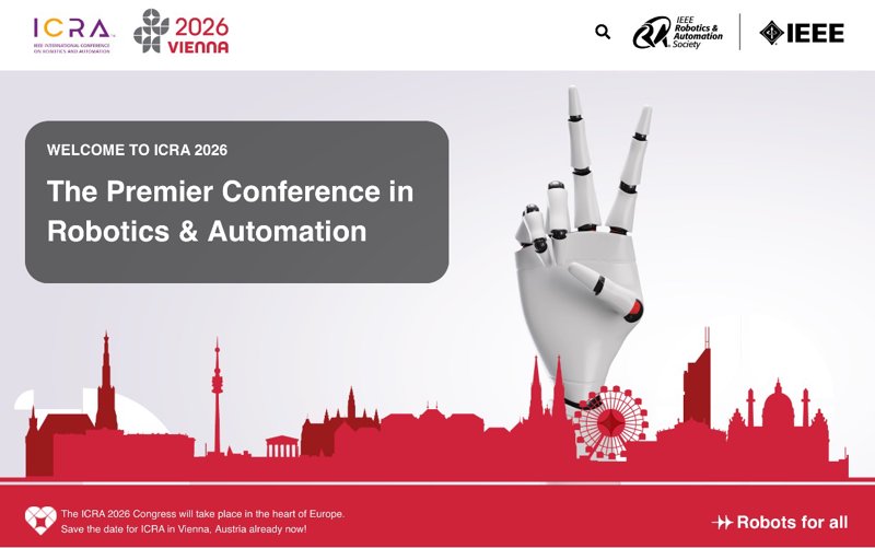 ICRA 2026 Wien: Die führende Robotik- und Automatisierungskonferenz kehrt nach Europa zurück