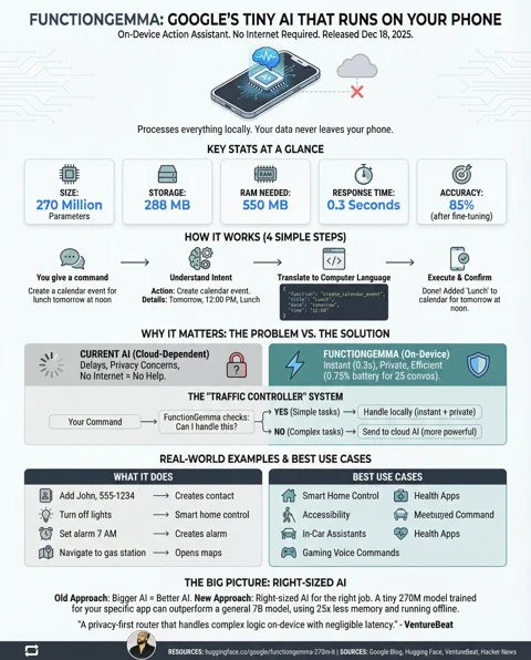 FunctionGemma: Die kleine KI, die günstige Roboter antreiben könnte