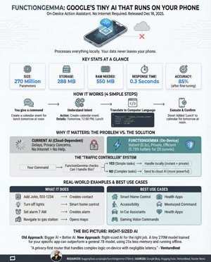 FunctionGemma: Die kleine KI, die günstige Roboter antreiben könnte