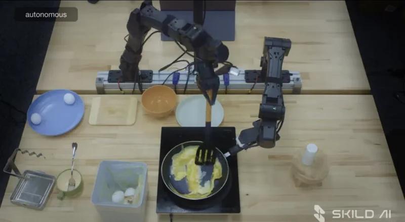 Skild AI: Robotok tanulnak főzni YouTube-ból