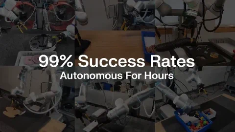 Ein Roboterarm verpackt präzise ein Smartphone in einen Karton – ein Beweis für Hochgeschwindigkeits-Präzision.