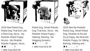 Der KI-Roboterhund ist ein Weihnachtsbetrug
