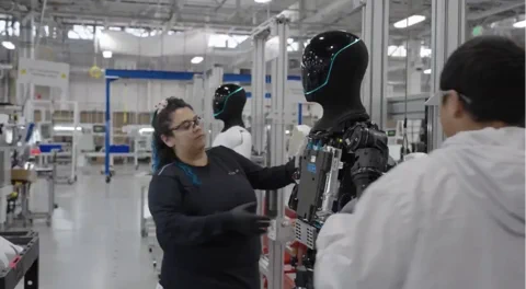 Teslas Optimus-Montagelinie entfacht EU-Debatte