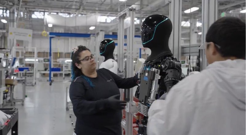 Teslas Optimus-Montagelinie entfacht EU-Debatte