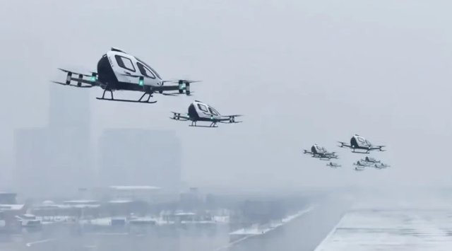 China genehmigt autonome Flugtaxis