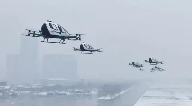 China genehmigt autonome Flugtaxis