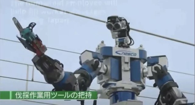 Japans Riesenroboter repariert Bahnen, erfüllt Mecha-Träume