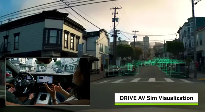 Nvidia AI-autója vezet Mercedesben, LiDAR nélkül
