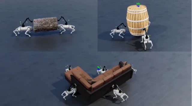 Ohne WLAN und Masterplan: Roboter rücken Sofas im Team