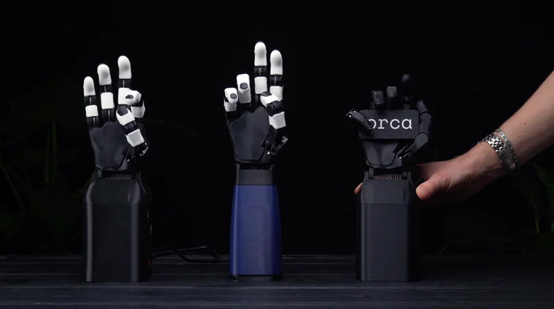 ORCA Dexterity: 3 neue Open-Source-Roboterhände ab 1.500 $
