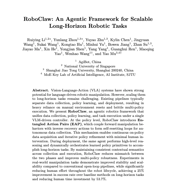 RoboClaws „Undo“-Button beschleunigt Robotertraining um 8x