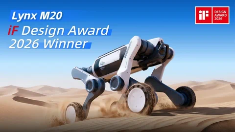 Nächster Erfolg: Lynx M20 von DEEP Robotics gewinnt iF Design Award