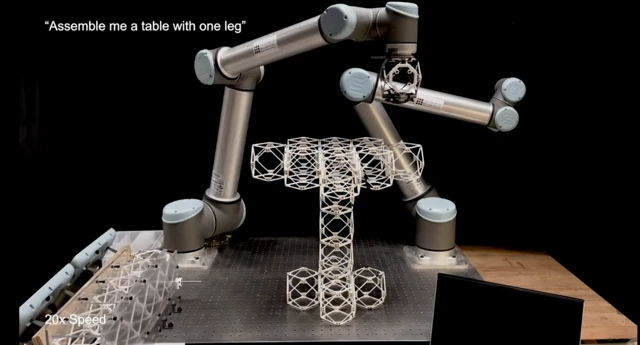 MIT-Roboter baut Möbel per Sprachbefehl in Minuten