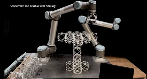 MIT-Roboter baut Möbel per Sprachbefehl in Minuten