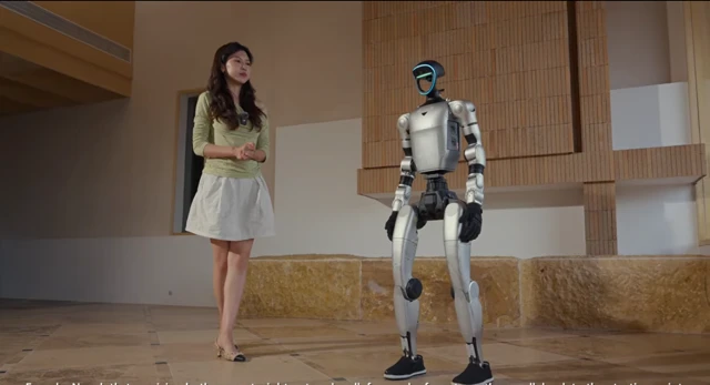 Unitree G1 robotja hangutasításokat fogad és önállóan gondolkodik