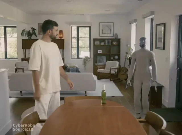 NEO Humanoide Roboter erwecken Hausautomation mit RedWood AI zum Leben