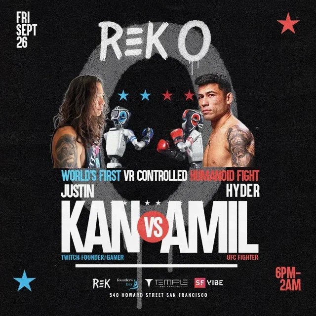 Twitch-Gründer vs. UFC-Kämpfer: VR-Roboter-Showdown