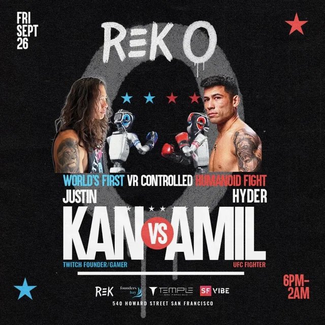 Twitch-Gründer vs. UFC-Kämpfer: VR-Roboter-Showdown