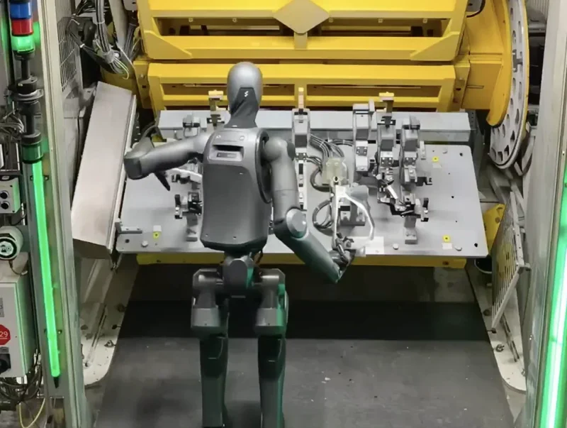 Figure Humanoider Roboter absolviert 20-Stunden-Schicht in BMW-Produktionslinie