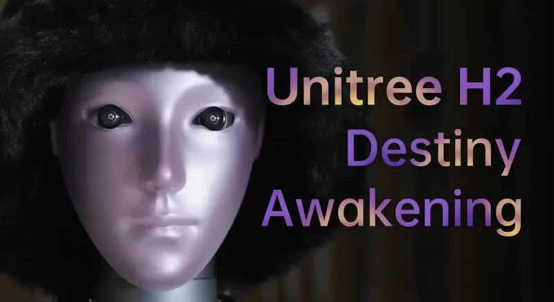 Unitree H2 Humanoid Roboter erwacht