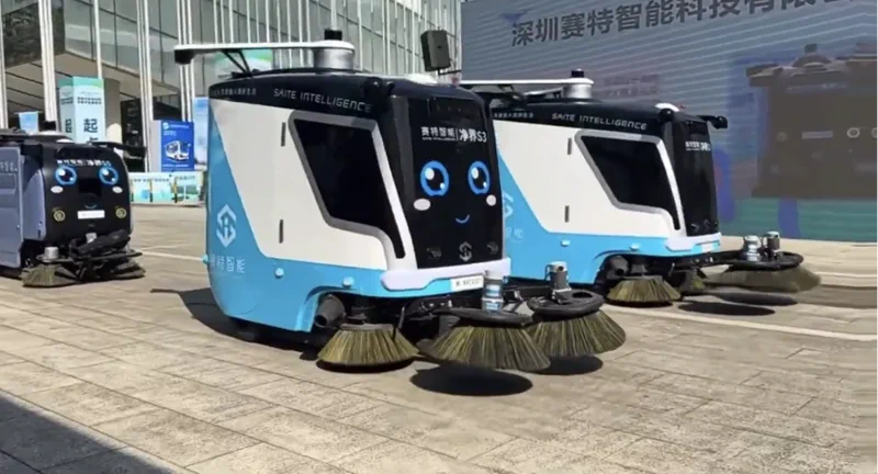 Shenzhen robotjai versengenek a tisztaságért