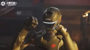 EngineAI T800 Roboter übt Flugtritte