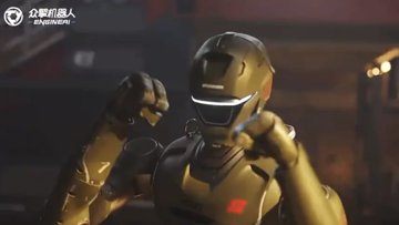 EngineAI T800 Roboter übt Flugtritte