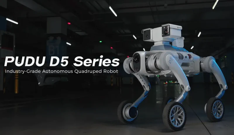 Pudu D5: Neuer Roboterhund für die Fabrik