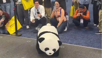 AGIBOTs Panda-Roboter macht Saltos. Ernsthaft.