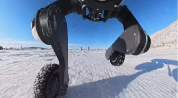 Deep Robotics M20: Eiskalter Drift-Test bei -30°C