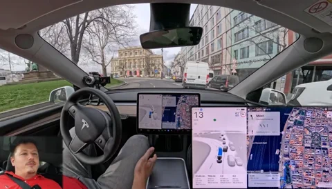 Teslas FSD Beta v14 erobert Budapest ohne Erlaubnis