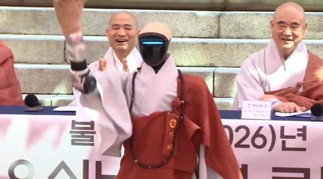 Südkorea weiht Unitree G1 Roboter als buddhistischen Mönch
