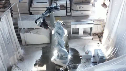 Roboterarm weckt den Michelangelo in Monumental Labs