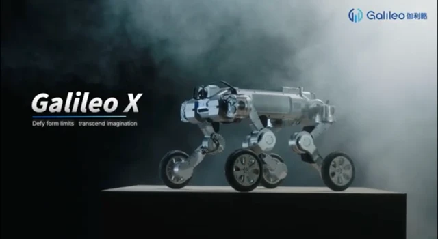 Galileo X: Roboter mit Rädern, 360-Grad-Gelenken und 200kg Last