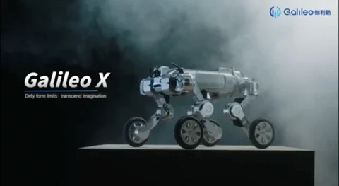 Galileo X: Roboter mit Rädern, 360-Grad-Gelenken und 200kg Last