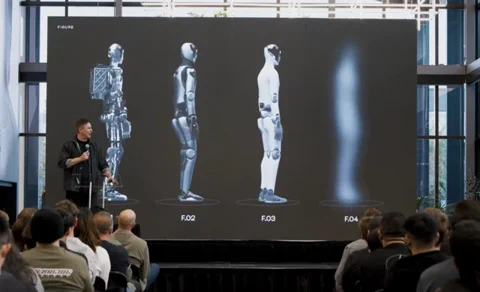 Figure zeigt geisterhaften F.04 Humanoiden bei All Hands 2026