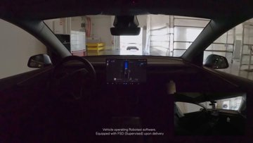 Teslas selbstfahrendes Auto stellt historische Lieferung zu